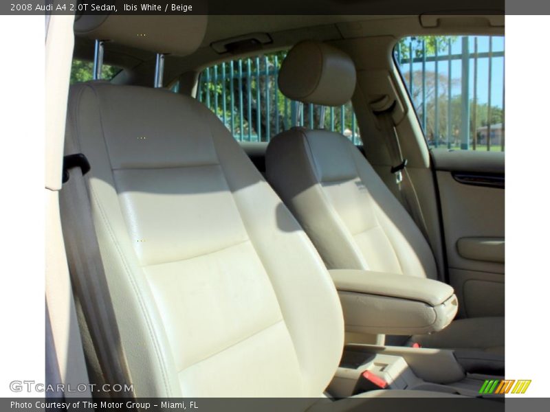 Ibis White / Beige 2008 Audi A4 2.0T Sedan