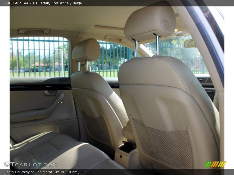 Ibis White / Beige 2008 Audi A4 2.0T Sedan