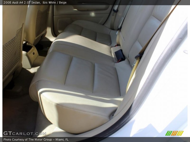 Ibis White / Beige 2008 Audi A4 2.0T Sedan
