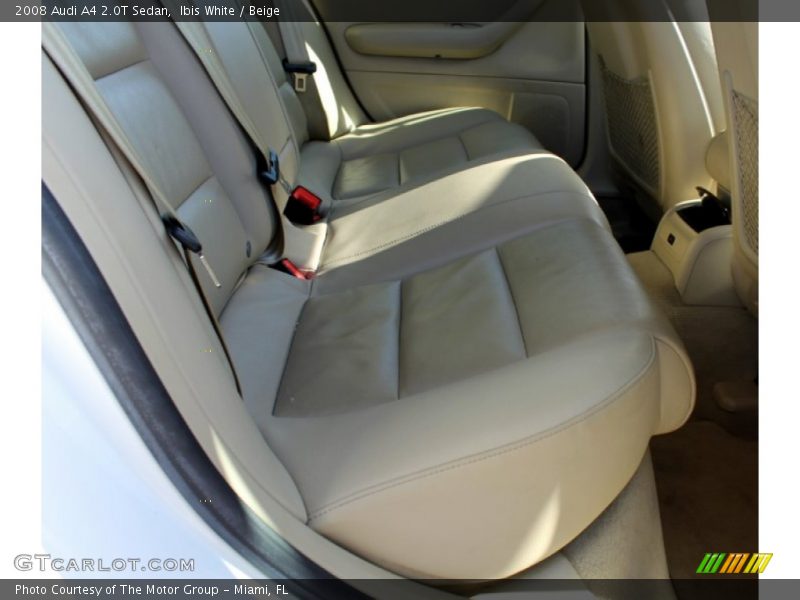 Ibis White / Beige 2008 Audi A4 2.0T Sedan