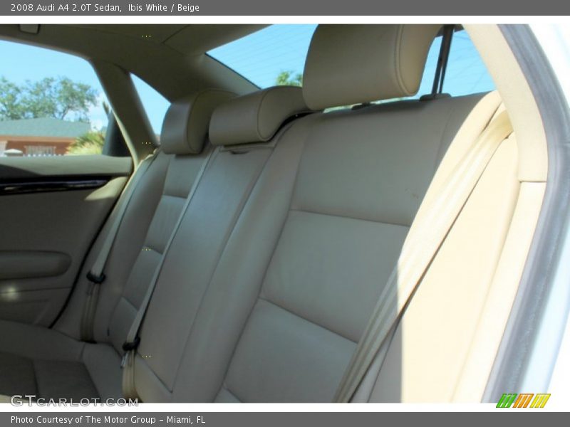 Ibis White / Beige 2008 Audi A4 2.0T Sedan