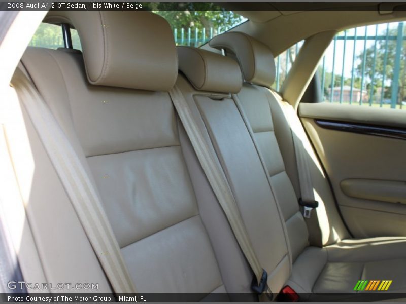 Ibis White / Beige 2008 Audi A4 2.0T Sedan