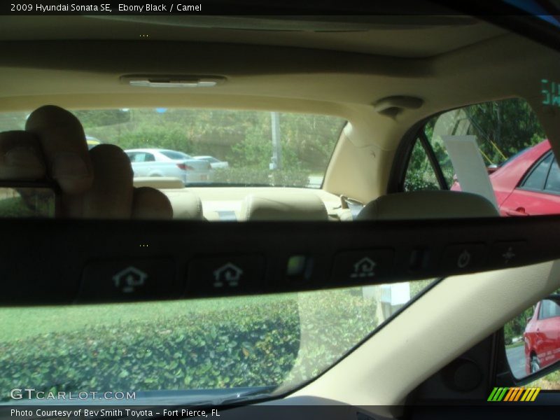Ebony Black / Camel 2009 Hyundai Sonata SE
