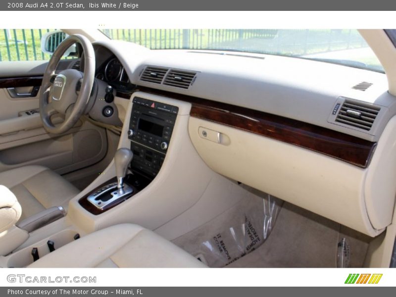 Ibis White / Beige 2008 Audi A4 2.0T Sedan