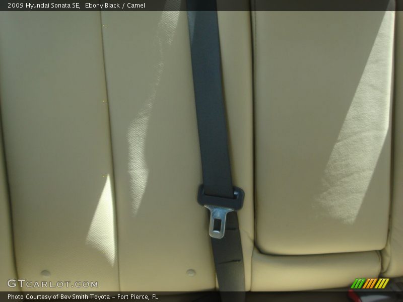 Ebony Black / Camel 2009 Hyundai Sonata SE