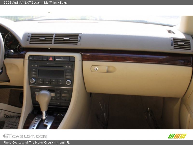 Ibis White / Beige 2008 Audi A4 2.0T Sedan