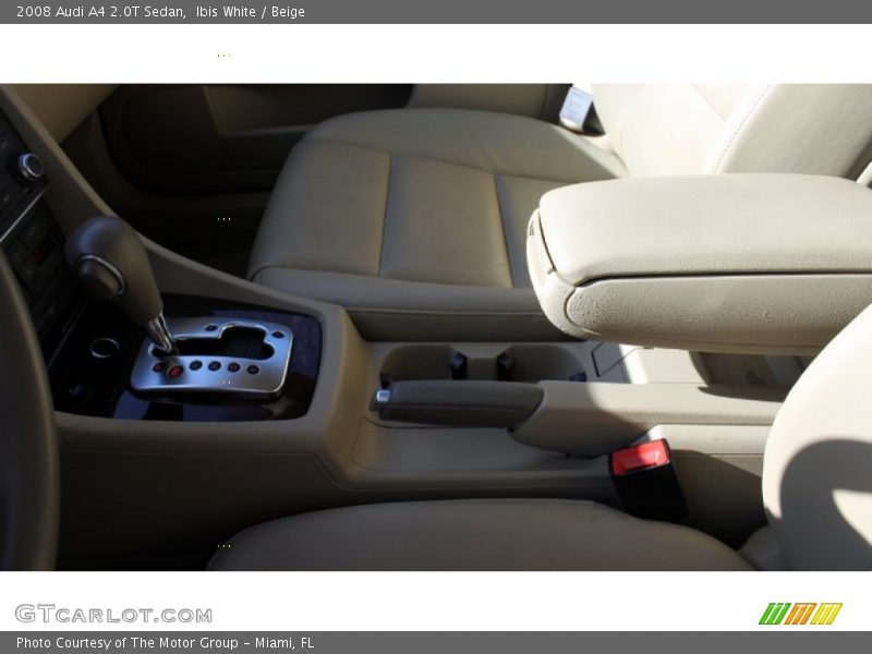 Ibis White / Beige 2008 Audi A4 2.0T Sedan