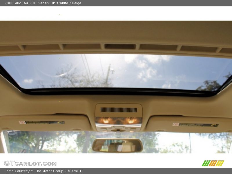 Ibis White / Beige 2008 Audi A4 2.0T Sedan