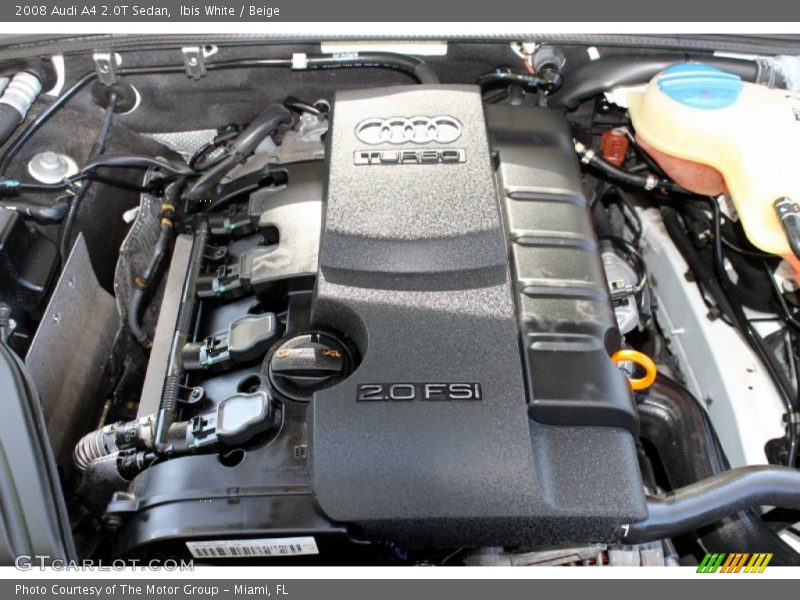 Ibis White / Beige 2008 Audi A4 2.0T Sedan