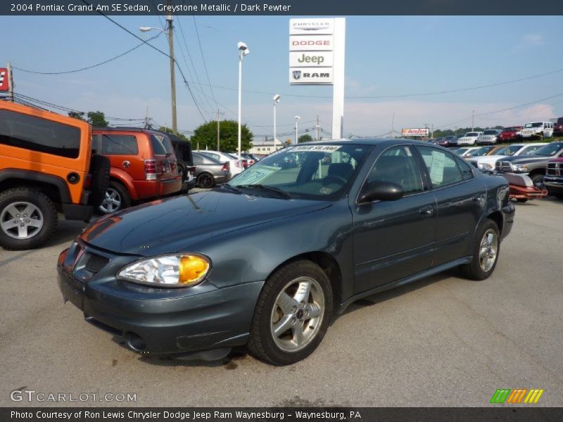 Greystone Metallic / Dark Pewter 2004 Pontiac Grand Am SE Sedan