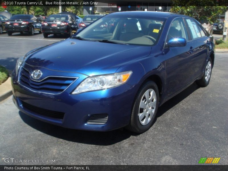 Blue Ribbon Metallic / Ash Gray 2010 Toyota Camry LE