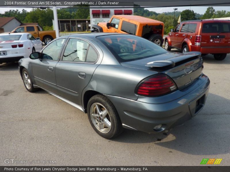 Greystone Metallic / Dark Pewter 2004 Pontiac Grand Am SE Sedan