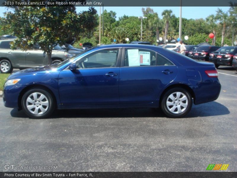 Blue Ribbon Metallic / Ash Gray 2010 Toyota Camry LE