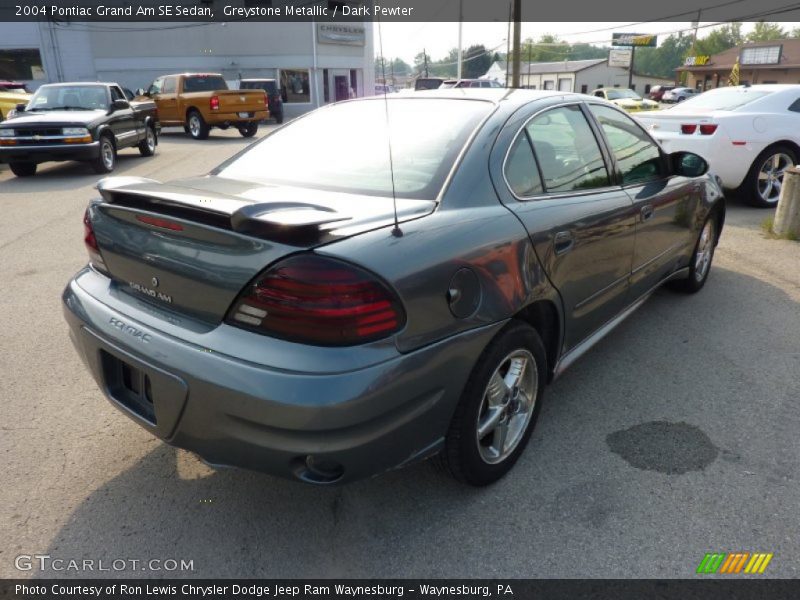 Greystone Metallic / Dark Pewter 2004 Pontiac Grand Am SE Sedan