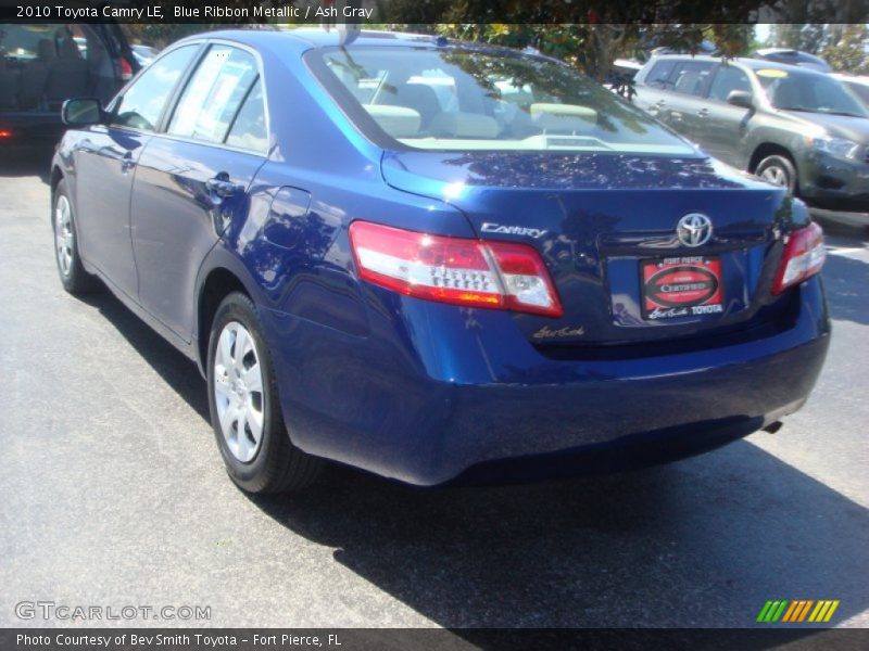 Blue Ribbon Metallic / Ash Gray 2010 Toyota Camry LE