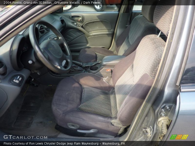Greystone Metallic / Dark Pewter 2004 Pontiac Grand Am SE Sedan