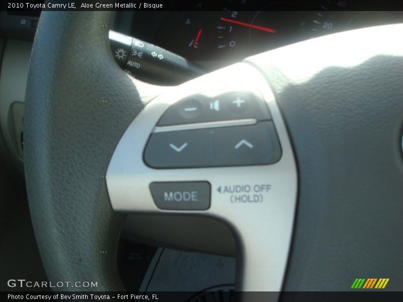 Aloe Green Metallic / Bisque 2010 Toyota Camry LE