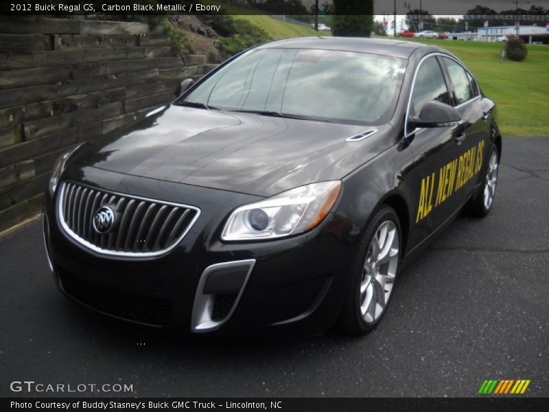 Carbon Black Metallic / Ebony 2012 Buick Regal GS