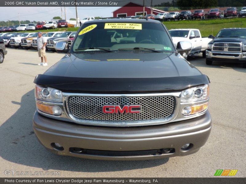 Steel Gray Metallic / Stone Gray 2006 GMC Yukon Denali AWD