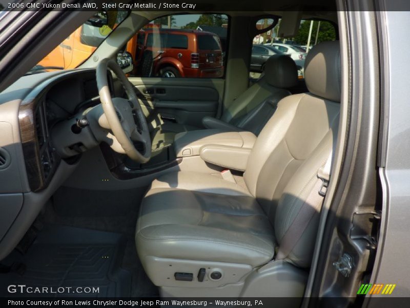Steel Gray Metallic / Stone Gray 2006 GMC Yukon Denali AWD