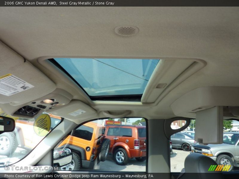 Steel Gray Metallic / Stone Gray 2006 GMC Yukon Denali AWD