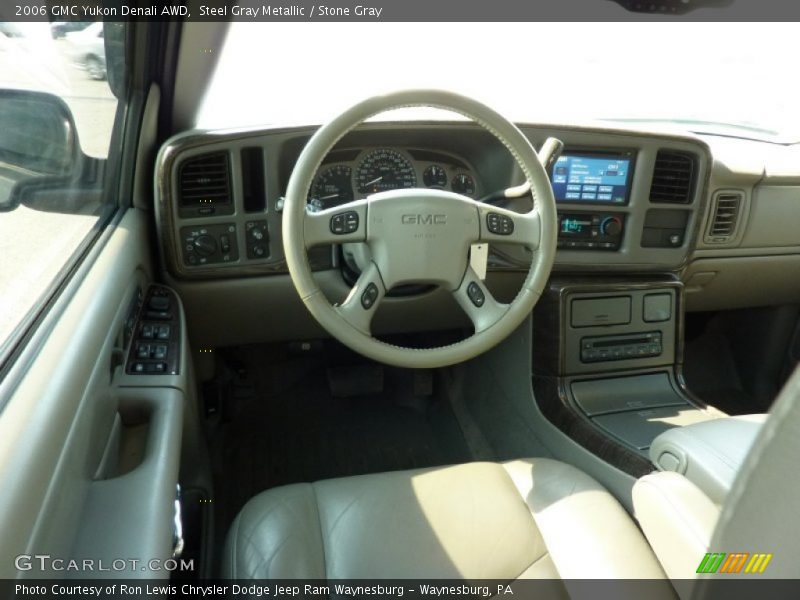 Steel Gray Metallic / Stone Gray 2006 GMC Yukon Denali AWD