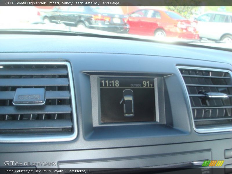 Sandy Beach Metallic / Sand Beige 2011 Toyota Highlander Limited