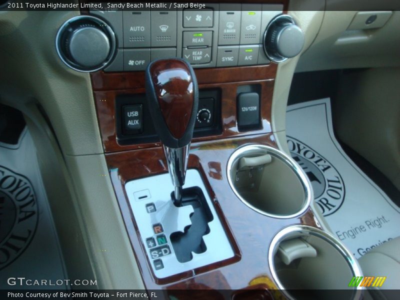 Sandy Beach Metallic / Sand Beige 2011 Toyota Highlander Limited
