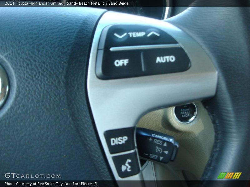 Sandy Beach Metallic / Sand Beige 2011 Toyota Highlander Limited
