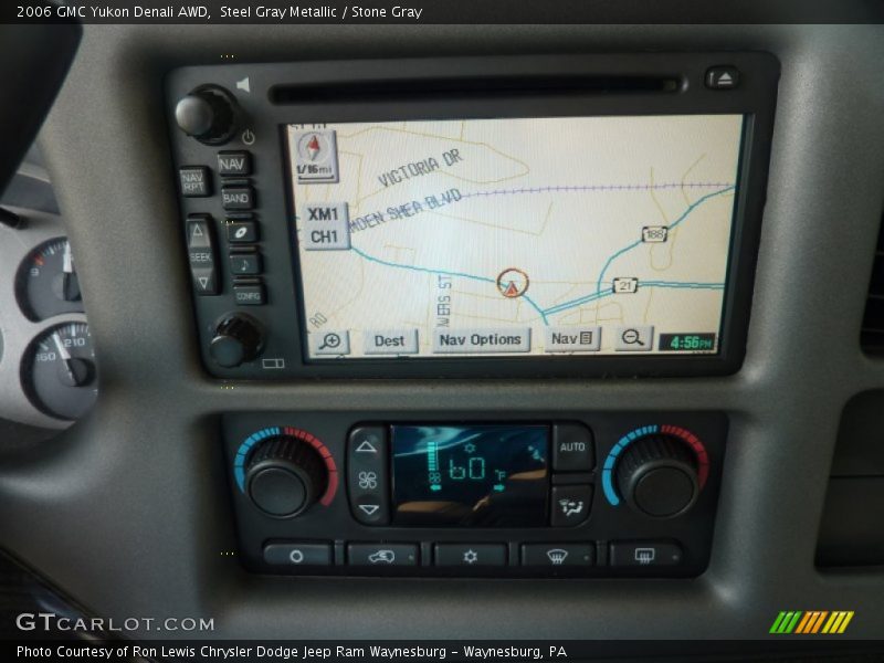 Steel Gray Metallic / Stone Gray 2006 GMC Yukon Denali AWD