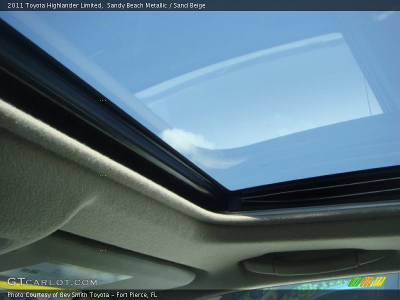 Sandy Beach Metallic / Sand Beige 2011 Toyota Highlander Limited