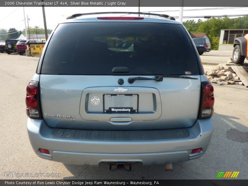 Silver Blue Metallic / Light Gray 2006 Chevrolet TrailBlazer LT 4x4
