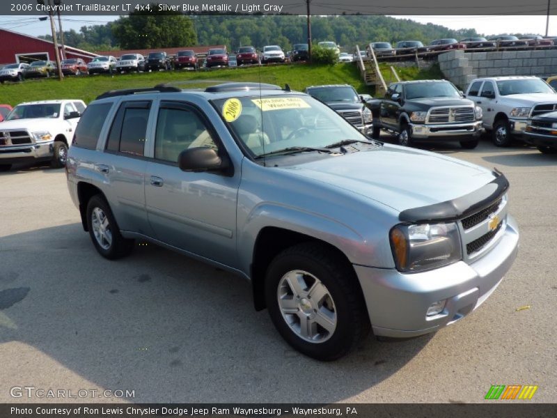 Silver Blue Metallic / Light Gray 2006 Chevrolet TrailBlazer LT 4x4