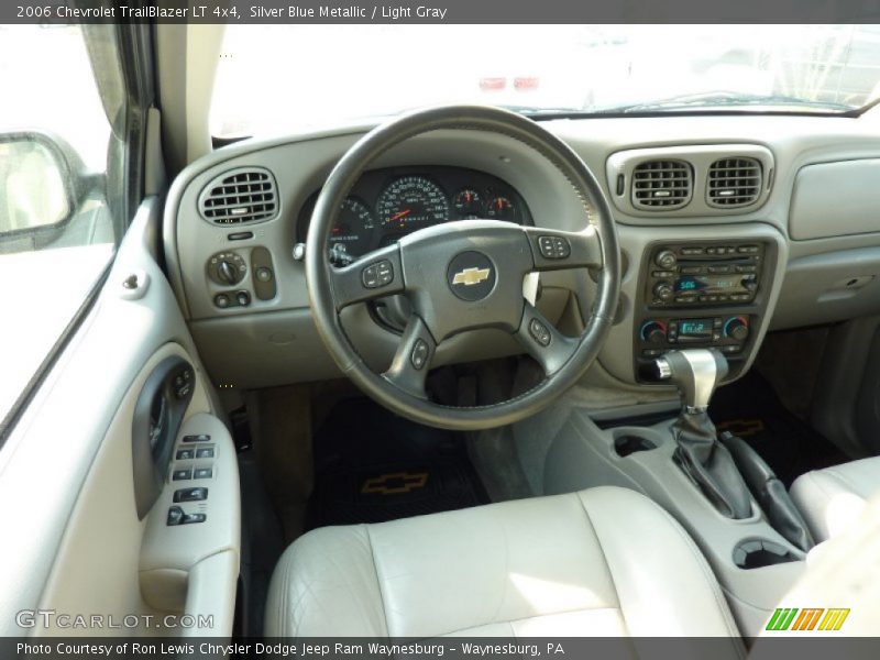 Silver Blue Metallic / Light Gray 2006 Chevrolet TrailBlazer LT 4x4