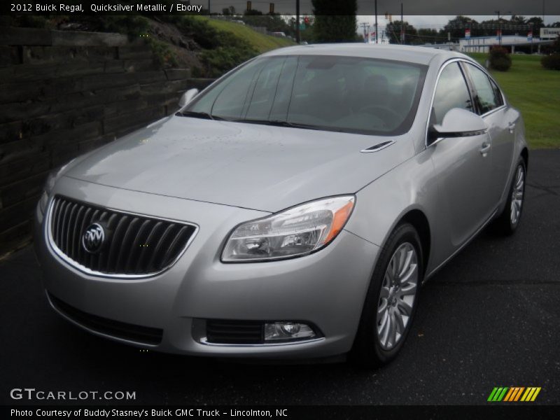 Quicksilver Metallic / Ebony 2012 Buick Regal