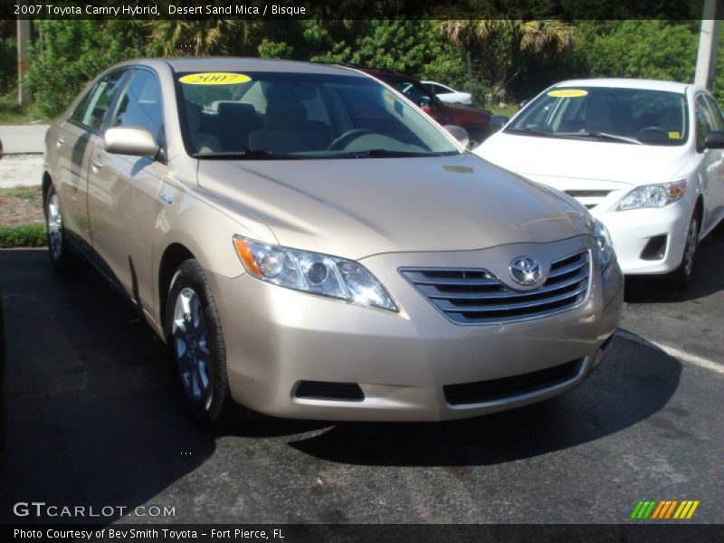 Desert Sand Mica / Bisque 2007 Toyota Camry Hybrid