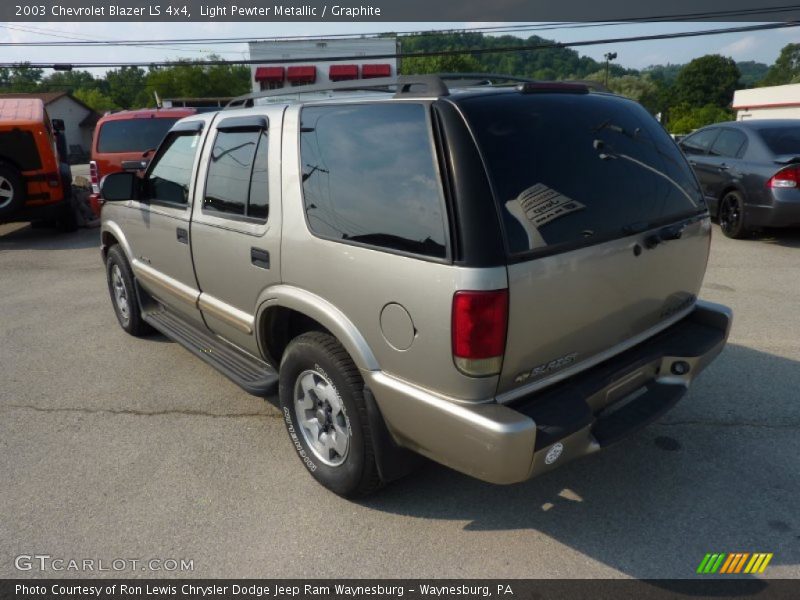 Light Pewter Metallic / Graphite 2003 Chevrolet Blazer LS 4x4