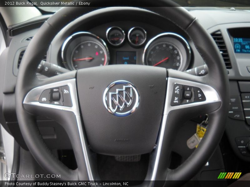 Quicksilver Metallic / Ebony 2012 Buick Regal