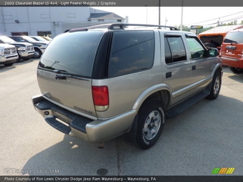 Light Pewter Metallic / Graphite 2003 Chevrolet Blazer LS 4x4