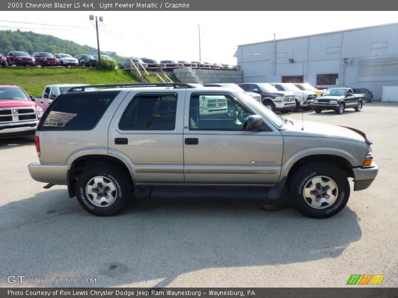 Light Pewter Metallic / Graphite 2003 Chevrolet Blazer LS 4x4