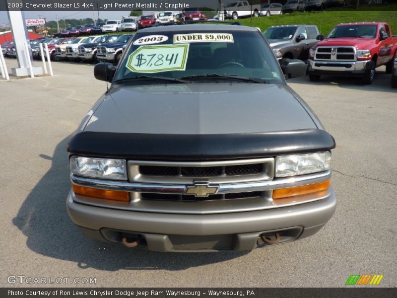 Light Pewter Metallic / Graphite 2003 Chevrolet Blazer LS 4x4