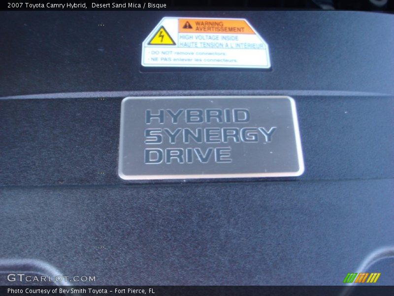 Desert Sand Mica / Bisque 2007 Toyota Camry Hybrid