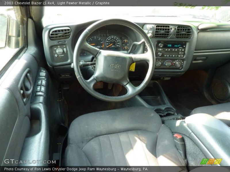 Light Pewter Metallic / Graphite 2003 Chevrolet Blazer LS 4x4