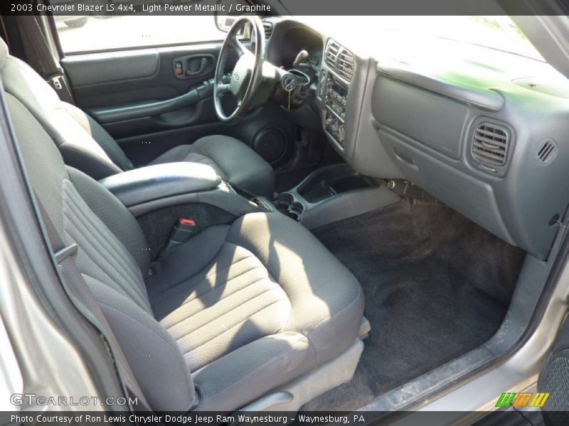Light Pewter Metallic / Graphite 2003 Chevrolet Blazer LS 4x4