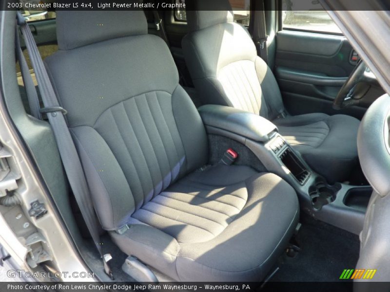 Light Pewter Metallic / Graphite 2003 Chevrolet Blazer LS 4x4