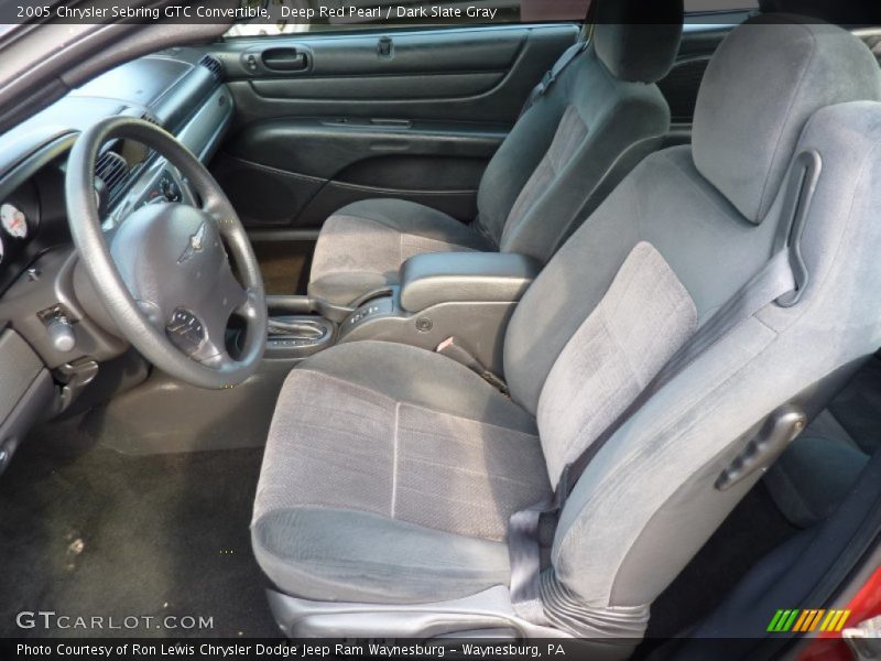 Deep Red Pearl / Dark Slate Gray 2005 Chrysler Sebring GTC Convertible