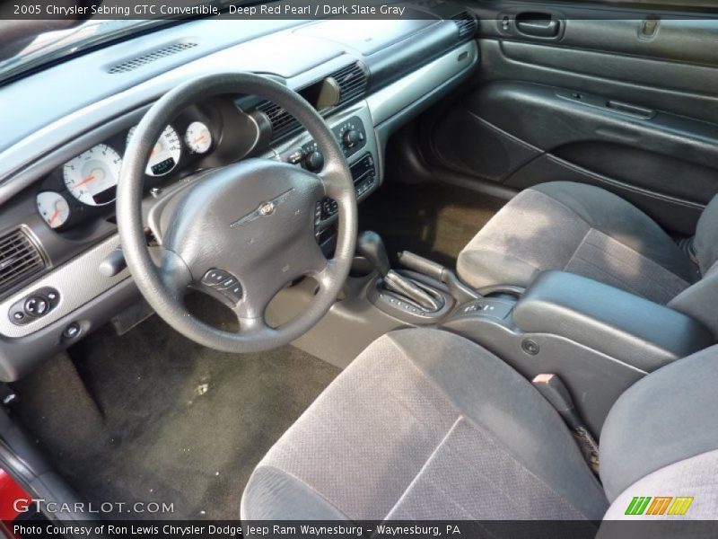 Deep Red Pearl / Dark Slate Gray 2005 Chrysler Sebring GTC Convertible