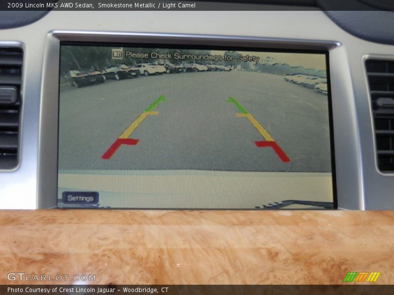 Smokestone Metallic / Light Camel 2009 Lincoln MKS AWD Sedan