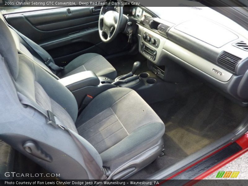 Deep Red Pearl / Dark Slate Gray 2005 Chrysler Sebring GTC Convertible