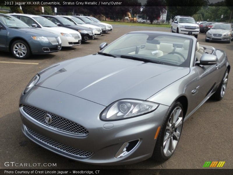 Stratus Grey Metallic / Ivory/Oyster 2013 Jaguar XK XKR Convertible